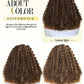 Quantum Love Braided Wig for Black Women Ombre Brown Blone Braids Cornrows Lace Curly Wigs 16 Inch Fully Lace Frontal Braided Curly Bob Synthetic Glueless Wigs