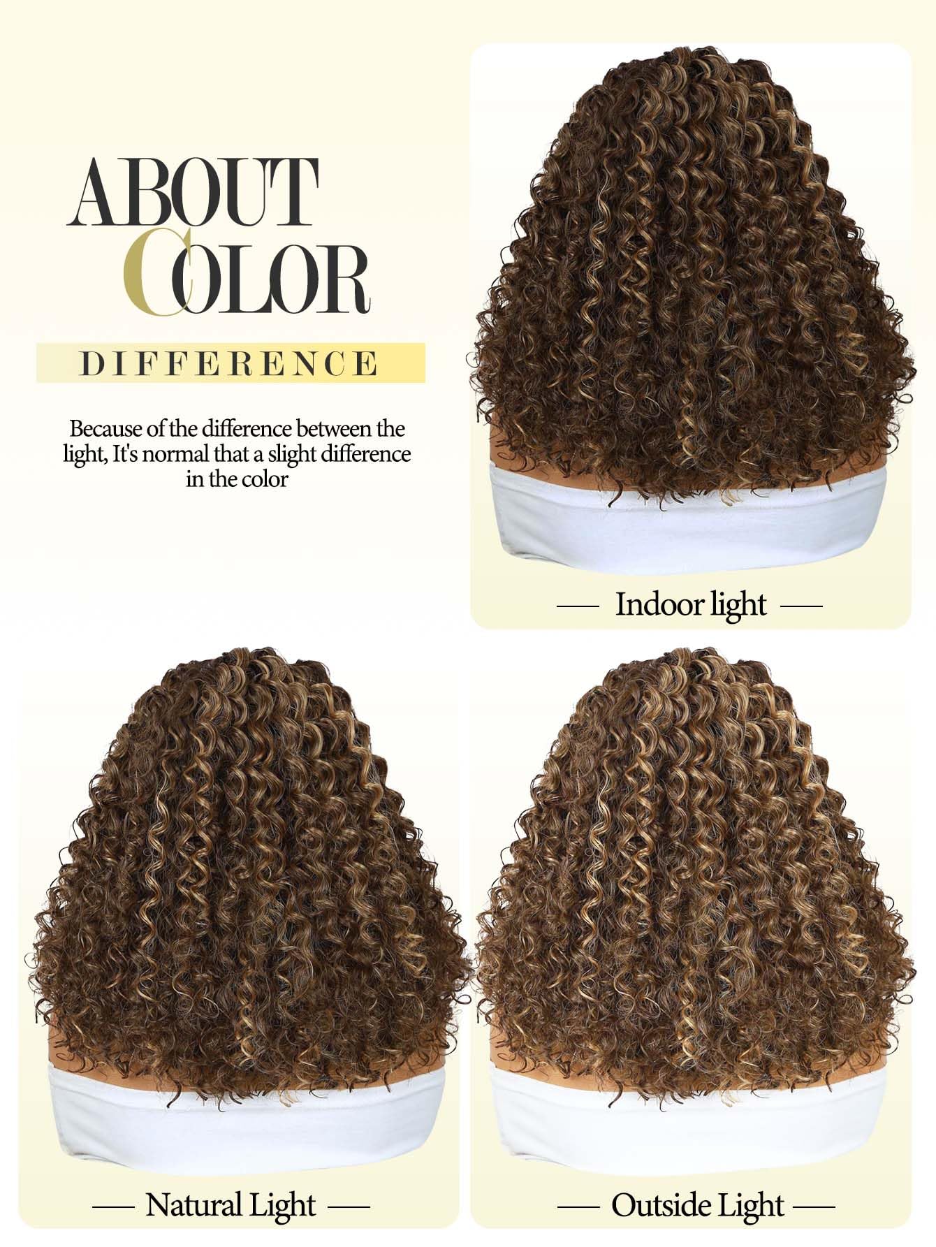 Quantum Love Braided Wig for Black Women Ombre Brown Blone Braids Cornrows Lace Curly Wigs 16 Inch Fully Lace Frontal Braided Curly Bob Synthetic Glueless Wigs