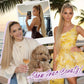 ORSUNCER Drawstring Ponytail Extension, Long Straight Pony Tails Hair Extensions Natural Soft Clip in Ponytail for Women Synthetic Hairpieces Blonde Highlight
