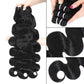 15A Raw Indian Human Hair Bundles Body Wave Bundles Human Hair,Triple Lifespan Virgin Remy Hair,No Tangle Shedding,Keep Texture Silky Soft After Multiple Washes (3 Bundles Natural Black, 20 22 24)