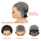 Inghood Braided Lace Front Wigs For Black Women Braided Curly Human Hair Wigs Fully Handmade Braided Wig Pixie Cut Wig 13x4 Lace Front Wigs Human Hair Curly Bob Wig Human Hair (Natural Color)