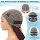 Olymei Criss Cross Knotless Braided Wigs for Black Women Box Braid Wig Braided Lace Front Wigs with Baby Hair Premium Synthetic Lace Front Burgundy Red Box Braided Wig, 36" Full Double Lace