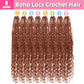 Soft Boho Locs Crochet Hair for Black Women-30 Inch 8 Packs Goddess Faux Locs Crochet Human Hair Feeling Pre Looped with Curly Ends (#30, 30 Inch(Pack of 8))