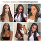 Lexqui 360° HD Full Lace Knotless Braided Wigs for Women Box Braid Wig Synthetic Hair Lace Front Braided Wigs with Baby Hair Braid Wig 36 Inch Brown