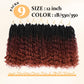 Yewell 9 Packs Goddess Box Braids Crochet Hair Boho Crochet Box-Braids With Curly Ends Crochet-Hair For Black Women, 12 Inch Pre Looped Bohemian Crochet Box-Braid (12Inch 9 Packs,1B/530/350)