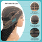 Kalyss HD Full Lace Boho Braided Wigs for Women 360 Lace Front Box Braided Wigs with Baby Hair Black Premium Synthetic Knotless Braid Wig 36"