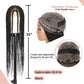 Lexqui 36'' Knotless Box Braided Wigs for Women Braided Lace Wigs Triangle Lace Front Braided Wig Premium Synthetic Full Double Lace Braided wig with Baby Hair Braid Lace Front Wig
