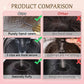 ISTGIFT Hair Toppers for Women Real Human Hair, Bangs Hair Clip 360° 3D Hair Toppers for Women No Bangs Top Hair Extensions, Hair Topper Hair Pieces for Women Daily (Honey Blonde Mixed Light Brown)