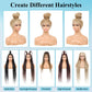 Olymei 360° Hd Full Lace Knotless Braided Wigs for Women Long Braided Lace Front Wigs with Baby Hair Light Brown Ombre Blonde Human Hair Blended Box Braid Wig 36"