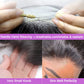 Deep Wave Lace Front Wigs Human Hair 180% Density 4X4 Transparent Lace Closure Wigs for Black Women Wet and Wavy Lace Frontal Wigs Glueless Wigs Pre Plucked with Baby Hair Natural Color (18 Inch)