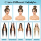Olymei 360° HD Full Lace Large Square Knotless Braided Wigs for Women Box Braid Wig with Baby Hair Long Light Brown Premium Synthetic Braided Lace Front Wigs 36"
