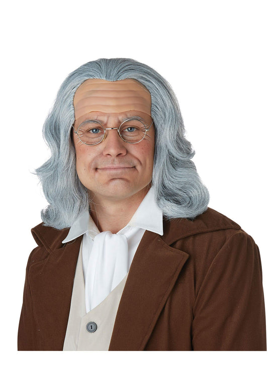 California Costumes Adult Benjamin Franklin Wig Standard
