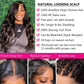Sdeycui Lace Front Black Wigs Human Hair 13x6 HD Body Wave Wigs 20 Inch Curly Natural Glueless Wig for Women Pre Plucked