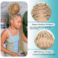 Kalyss HD Full Lace Boho Braided Wigs for Women 360 Lace Front Twist Braided Wigs with Baby Hair Blonde Premium Synthetic Knotless Braid Wig 36"