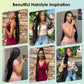 Fecihor 13x8 Inch HD Lace Front Box Knotless braided Wigs With Baby Hair Braided Wig For Women With Boho Curly Ends Black Premium Synthetic 36 Inch