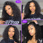Punmasa 22 inch Bob Wig Human Hair 13x6 Frontal Lace Wig 200% Density HD Lace Front Wigs Human Hair Pre Plucked Short Curly Human Hair Wigs for Black Women Natural Black