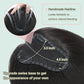 FU SHEN Human Hair Toppers for Women Hair Toppers for Women Real Human Hair Hair Pieces for Women with Thinning Hair Human Hair Toppers Hair Pieces Wiglets 9×11CM Remy Hair Topper 12inch(1B#)