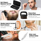 Nuogo 15 Pcs Birthday Gifts for Men Beard Care Set for Him Dad Birthday Gifts Basket Ideas Kit for Men Tumbler Bath Robe for Father's Day Dad Husband Boyfriend Box(Unhooded,Darkgray)