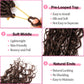 Soft Boho Locs Crochet Hair for Black Women-30 Inch 8 Packs Goddess Faux Locs Crochet Human Hair Feeling Pre Looped with Curly Ends (#4, 30 Inch(Pack of 8))