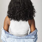 Sensationnel Curls Kinksandco Half Wig - Rain Maker Instant Weave Drawstring Cap for Natural 3C to 4C Hair Textures (1 JETBLACK)