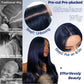 BrownBomb Dark Blue Wear and Go Glueless Wigs Pre Plucked Pre Cut for Beginners Synthetic Lace Front Wig for Woman Long layered Straight Wigs with Bangs 26 Inch 3 Seconds to Wear for Beginners