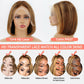 Highlight Ombre Lace Front Wig Human Hair Body Honey Blonde Glueless HD Transparent Lace Frontal Wigs for Women Human Hair Pre Plucked with Baby Hair brown highlighted wig 180 Density 16 Inch