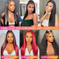 tobasew 13x6 Straight Lace Front Wigs Human Hair 200 Density HD Transparent Lace Frontal Human Hair Wigs for Women Glueless Wig Pre Plucked 28 Inch