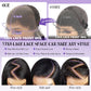 Body Wave Lace Front Wigs Human Hair Pre Plucked 13x6 Lace Front Wigs Human Hair Real 180% Density HD Transparent Frontal Glueless Wigs Human Hair for Women with Baby Hair 24 Inch Natural Black