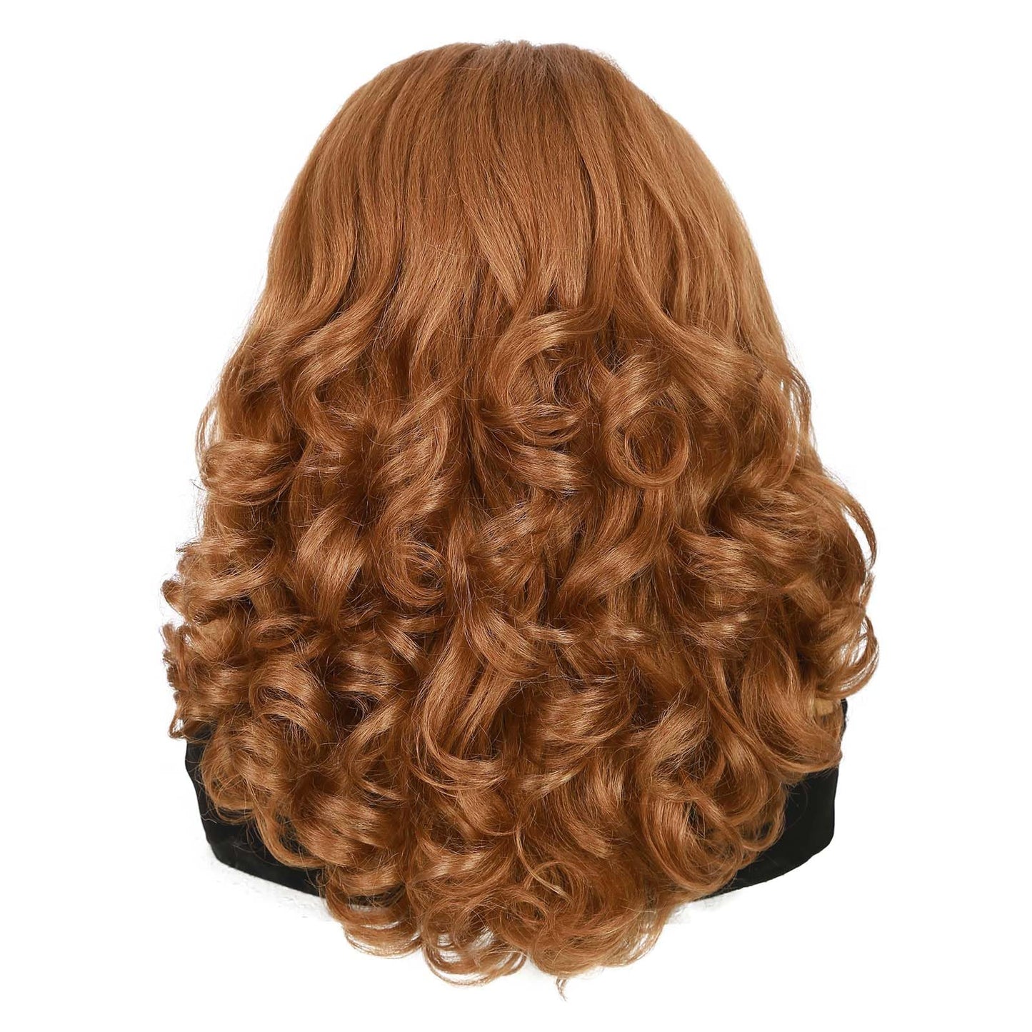 Quantum Love Yaki Curly Headband Wigs for Black Women Kinky Straight Brown Blonde Headband Curly Ends Synthetic Wear and Go Glueless half Wig with Headbands Attached