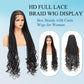 Olymei HD Full Lace Knotless Braided Wigs for Black Women Box Braid Wig Boho Curly Ends Braided Wigs with Baby Hair Premium Synthetic Boho Braided Wig,36 Inch 360° HD Full Lace