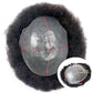 lumeng Afro Toupee Hair for Black Men african american wigs kinky-curly Mans Units PU Mens Wigs Human Hair System 8MM Afro Curl 360 waves Unit 8x10 Male Hairpieces 1B Off Black