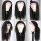 Aiterina Headband Wig Deep Wave Human Hair Wigs Virgin Hair Wigs 14 Inch None Lace Front Wigs For Black Women Deep Wave Machine Made Wigs Natural Color