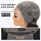 WIGNEE Braided Wigs For Black Women Full Double Lace Knotless Braided Wigs For Black Women Twist Braided Wig with Baby Hair Light Weight Box Braid Wig Braided Wigs for Daily Use(Brown Black)
