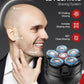 Head Shavers for Bald Men，10000 RPM High Speed 6D Magnetic Electric Razor for Fast Shaving, IPX8 Waterproof, Hypoallergenic Wet/Dry Shaving Razor with LED Display and Organizer