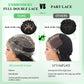 Youthfee 48" Black Butterfly Braided Wig with Lace Front, Synthetic Hair, Women