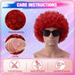 Suncalla 6 Set Afro Wigs for Halloween Party Colored