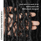 Toyotress Boho Human Hair Locs - 24 Inch 8 Packs Pre-Looped Crochet Hair For Black Women Natural Black Crochet Braids Faux Locs With Human Hair Curls Braiding Hair (24 Inch, 8P-1B)