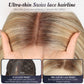 starluck Human Hair Wig Lace Front Wigs Real Human Hair Wigs For Women Wig Side Part 6"*5"*2" HD Lace Ombre Light Blonde Mixed Light Brown 12 Inch Realistic and Natural for Daily Party Use