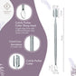 Professional Cuticle Cutter & Pusher Trimmer Manicure Tools with Double Spring– Perfect Nail Care Tool for Manicure & Pedicure Beauty at Home/Spa/Saloon (Silver)