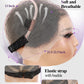 Quick Wig Braided Wigs Afro Puff Wig 360 Full Lace Puff Bun Updo Hair for Women Braided Lace Front Wig with Baby Hair Synthetic Handmade Braids Puff Wig Donut Chignon Wig (1B)