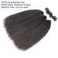 LINYINGYH Kinky Straight Bundles Brazilian Virgin Hair 3 Bundles Weave 20 20 20 inch Natural Hair Bundles Yaki Straight 100% Unprocessed Remy Human Hair Bundles Extensions 12A