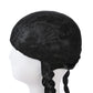 WanBigVa Long Black Braided Wig with Bang for Kids Girls Gothic Party Cosplay Hair for Halloween Costume Dress-up