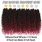 Col Bling 20 Inch 8 Packs Goddess Locs Crochet Hair Natural Looking, Bohemian River Goddess Crochet Braiding Hair Trendy & Edgy Faux Locs Crochet Hair Fashion for Women Kids (#1B/BUG)