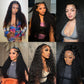 13x4 Lace Frontal Closure Deep Wave Ear to Ear HD Lace Frontal Pre Plucked with Baby Hair 14 Inch Brazilian Virgin Human Hair Frontal Free Part 150% Density Hair Extensions Natural Black