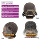 Red Short Curly Wigs - Pixie Cut Lace Front Wigs, 6 Inch Human Hair, Burgundy, HD Lace Front, Plucked, for Black Women
