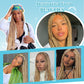 Olymei 360° Hd Full Lace Knotless Braided Wigs for Women Long Braided Lace Front Wigs with Baby Hair Light Brown Ombre Blonde Human Hair Blended Box Braid Wig 36"