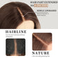 AISI HAIR Ombre Dirty Blonde Wig for Women, Long Wavy Lace Hairline Middle Part Synthetic Wig for Daily Party-26 Inch