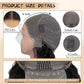Gearina 22inch Deep Wave Lace Front Wigs Human Hair 200 Density 13x6 HD Transparent Lace Front Wigs for Women Deep Curly Lace Frontal Pre Plucked Wig Human Hair Glueless Wigs Natural Black