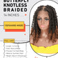 BEART Butterfly Locs Wig Braided Wigs for Black Women, 14 inch Full Lace Butterfly Locs Crochet Hair Short Braided Lace Front Wig with Baby Hair, Synthetic Box Braid Wig Faux Locs Wigs Dreadlock Wig