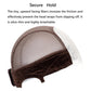 koskusder Lace Wig Caps for Women, Wig Caps with Grip Band for Keeping Wigs in Place, Glueless Wig Grip Cap with 4x5 Transparent Lace Wig Caps, Non-Slip Adjustable Elastic Headband (1pcs-brown)